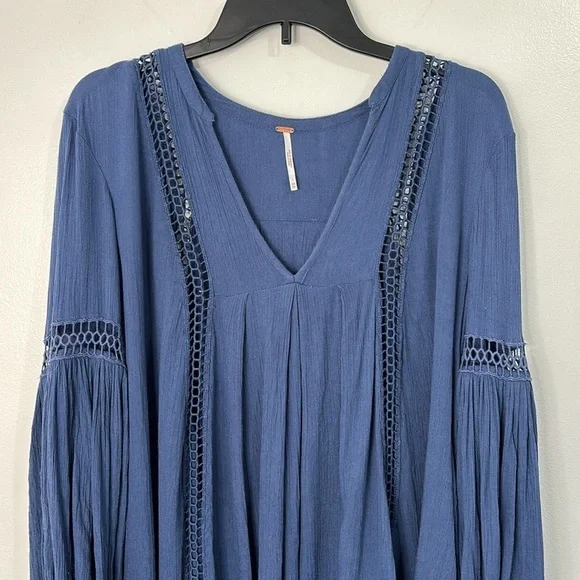 Free People Just The Two of Us Swing Tunic Dress Size XS - Picture 3 of 9